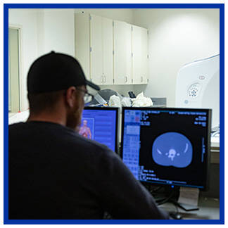 Sonography student